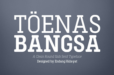 Toenas Bangsa Font Family
