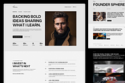 FounderSphere – Resume Figma UI Kit, an UI Kit Template by TNCFlow (Thumbnail 3 of 5)
