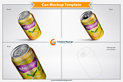 Can Mockup Template, a Packaging Mockup by Plus Media (Thumbnail 3 of 4)