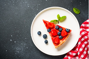 Tart with fresh berries and jelly., a Food & Drink Photo by Nadia-nb