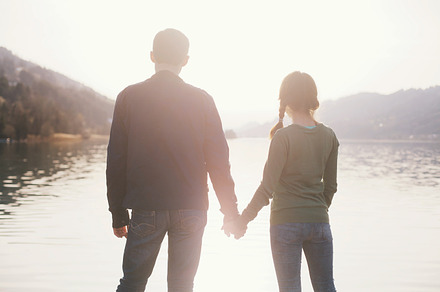 Couple relaxing in park preview 6