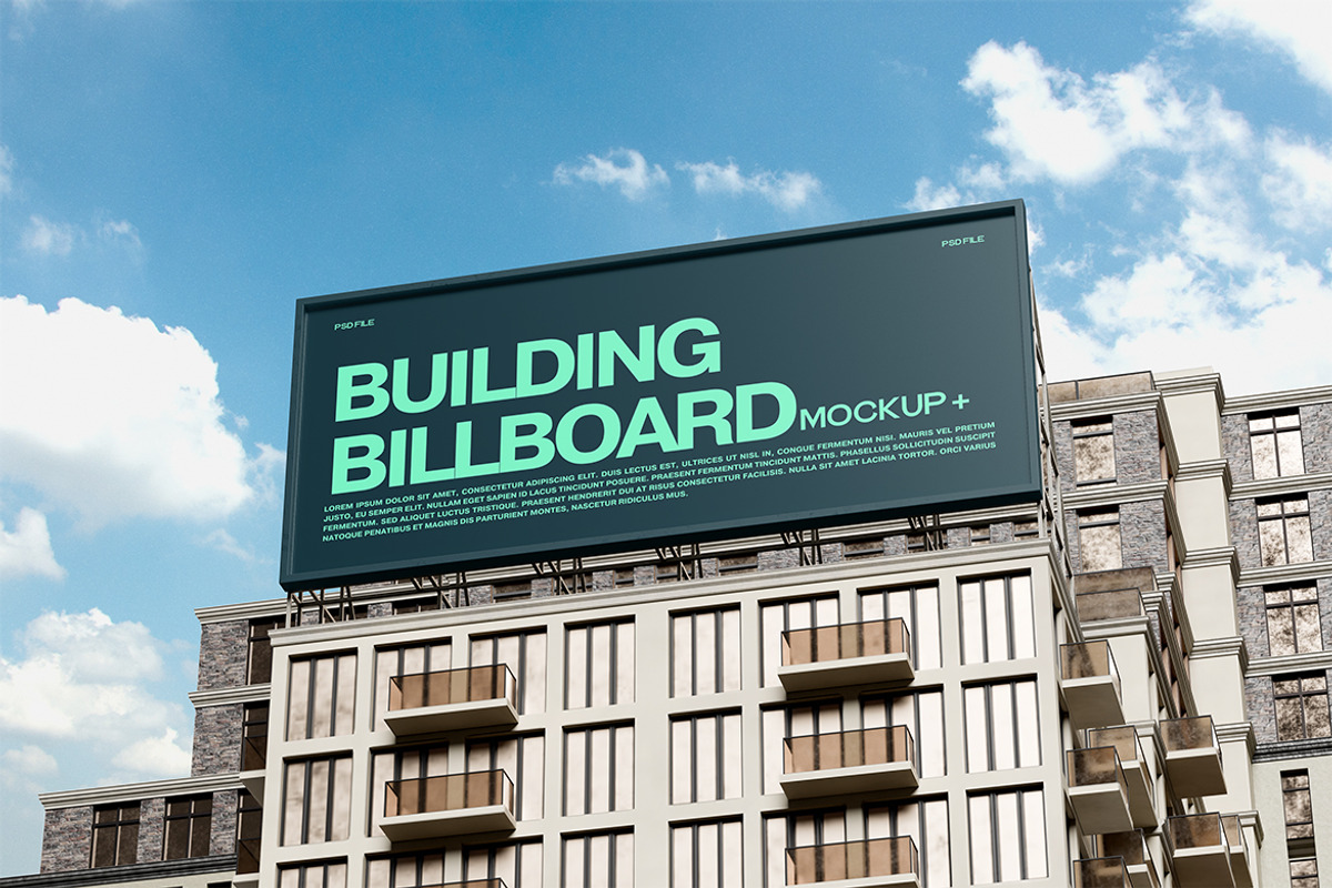 Building Billboard Mockup, an Advertising Mockup by HanaSaka_Studio (Photo 3 of 5)