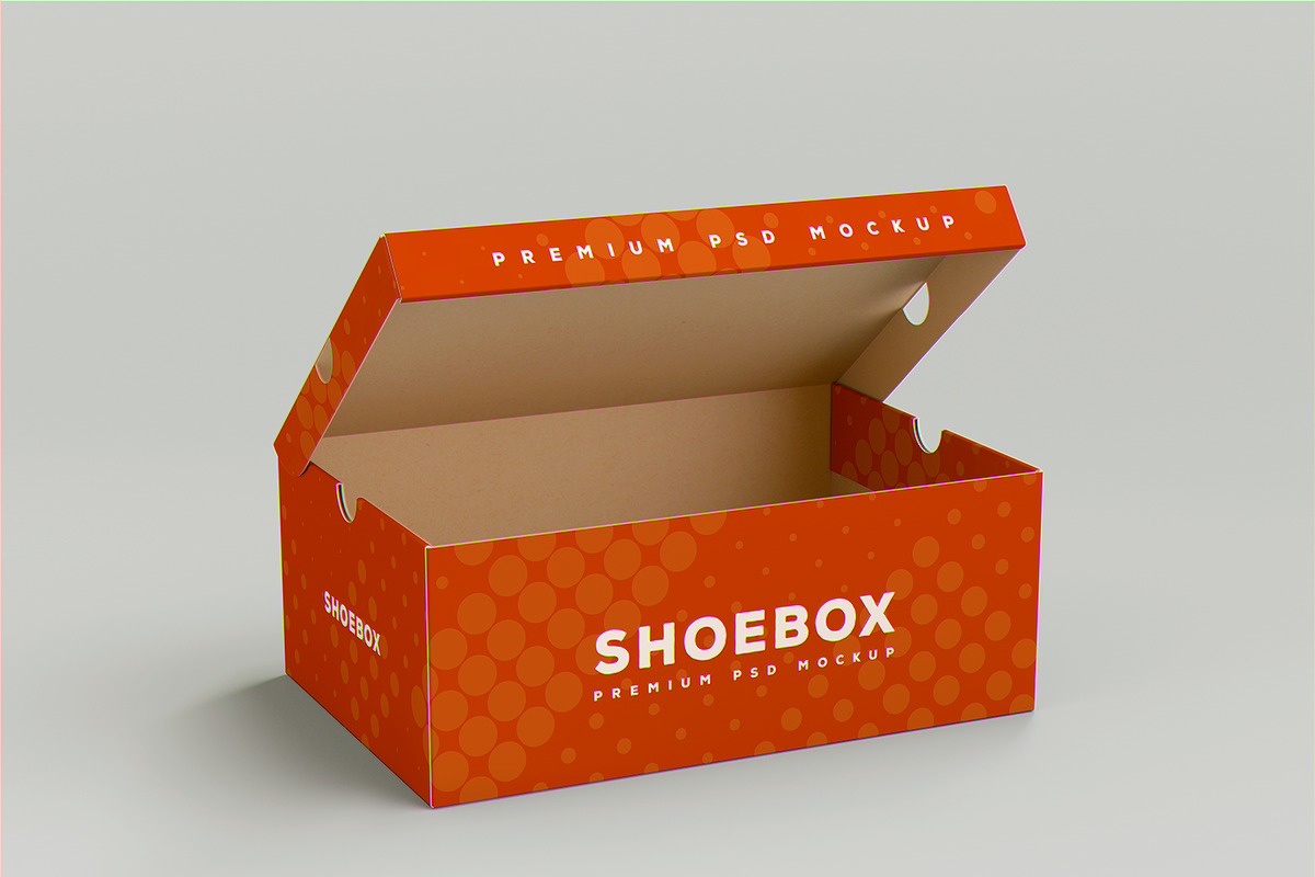 Shoe Box MockUp, a Cups & Container Mockup by coloformia (Photo 4 of 10)