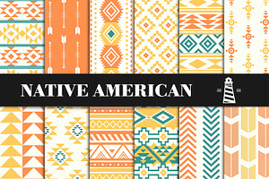 Native American Patterns, a Background Graphic by Norse Studio