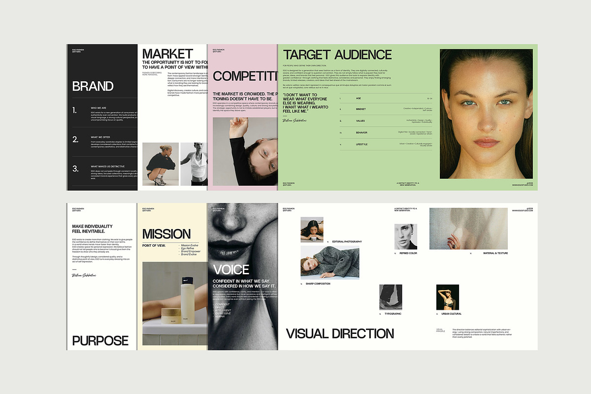 EGO Brand Strategy | CANVA, a Presentation Template by evgenystudio (Photo 8 of 11)