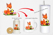Easter Fox Clipart, a Graphic by Artnoy (Thumbnail 4 of 5)
