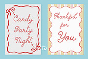 Tis De Candy Font Duo, a Script Font by Tanondesign (Thumbnail 3 of 9)