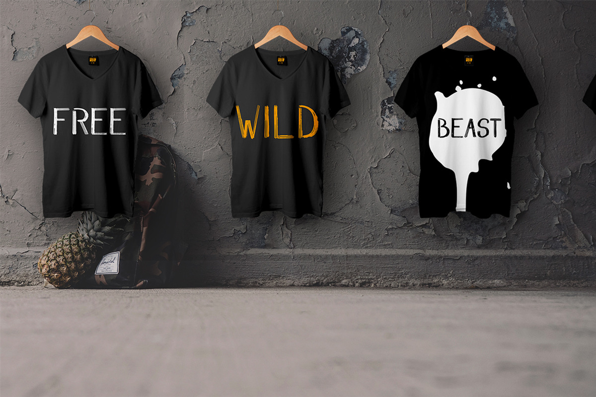 WILD & FREE Brush Font preview 2