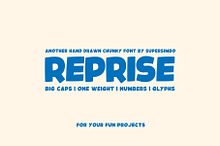 Reprise | Hand drawn font