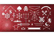 Chain Shield & Badges, an Object Graphic by pixelpines (Thumbnail 4 of 5)