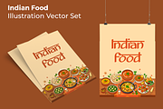 Indian Food Menu Cover Illustration, a Food Illustration by Imran Haroon (Thumbnail 3 of 3)