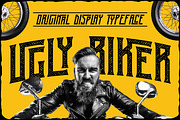 Ugly Biker - Condensed Retro Font, a Serif Font by JumboDesign (Thumbnail 1 of 6)