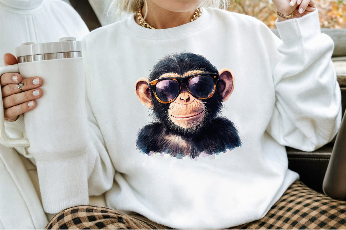 Funny Animals Clipart Sticker Clipar, an Illustration by Sublimation Artist (Photo 4 of 6)