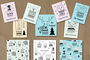 Christmas doodle set, an Animal Illustration by alexmakarova (Thumbnail 2 of 11)