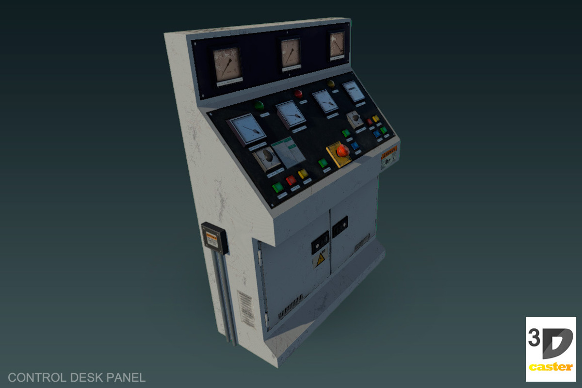 Control Desk Panel, an Object 3D Model by 3DCaster (Photo 3 of 6)