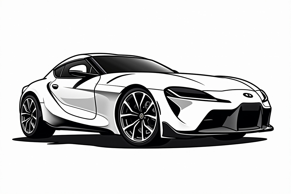 Luxury Car Clipart Vector Bundle, an Illustration by Creativeshirt (Photo 8 of 9)
