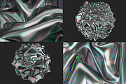 Iridescent Abstract Backgrounds, a Wallpaper Graphic by BIBIART (Thumbnail 8 of 10)