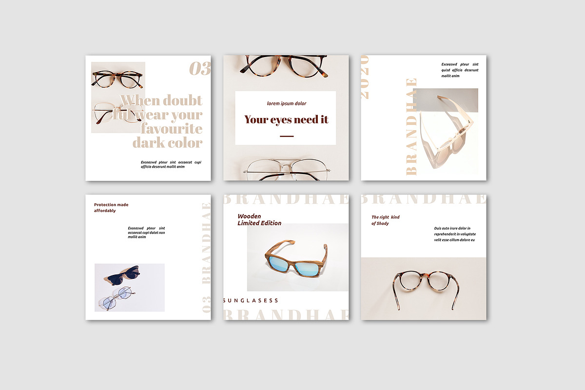 Minimalist Fashion Instagram Kit, a Social Media Template by Meknya (Photo 5 of 11)