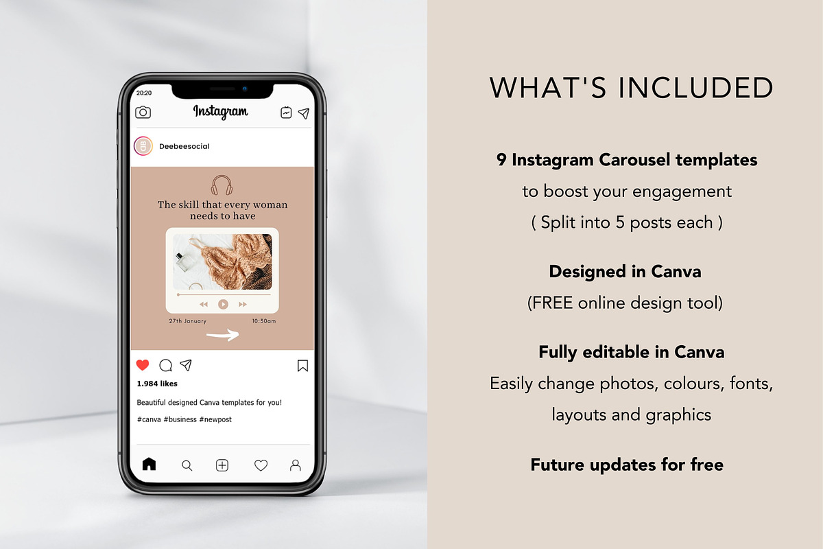 Coaching IG Carousel Posts Canva, a Social Media Template by DeeBeeDesign (Photo 7 of 10)