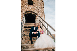 Portrait of beautiful wedding couple, a Person Photo by HalfPoint
