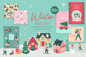Winter Holiday Illustration