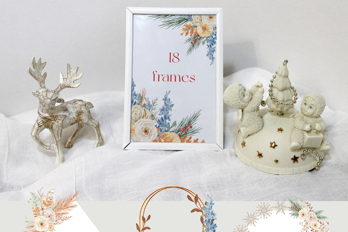 Shimmering Winter Wildflowers, a Seasonal Illustration by Catch the Dream Art (Photo 4 of 14)