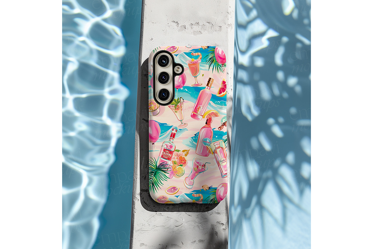 Phone Case Mockup, Galaxy S24 Mockup, an Android Mockup by EmpaviMockups (Photo 6 of 6)