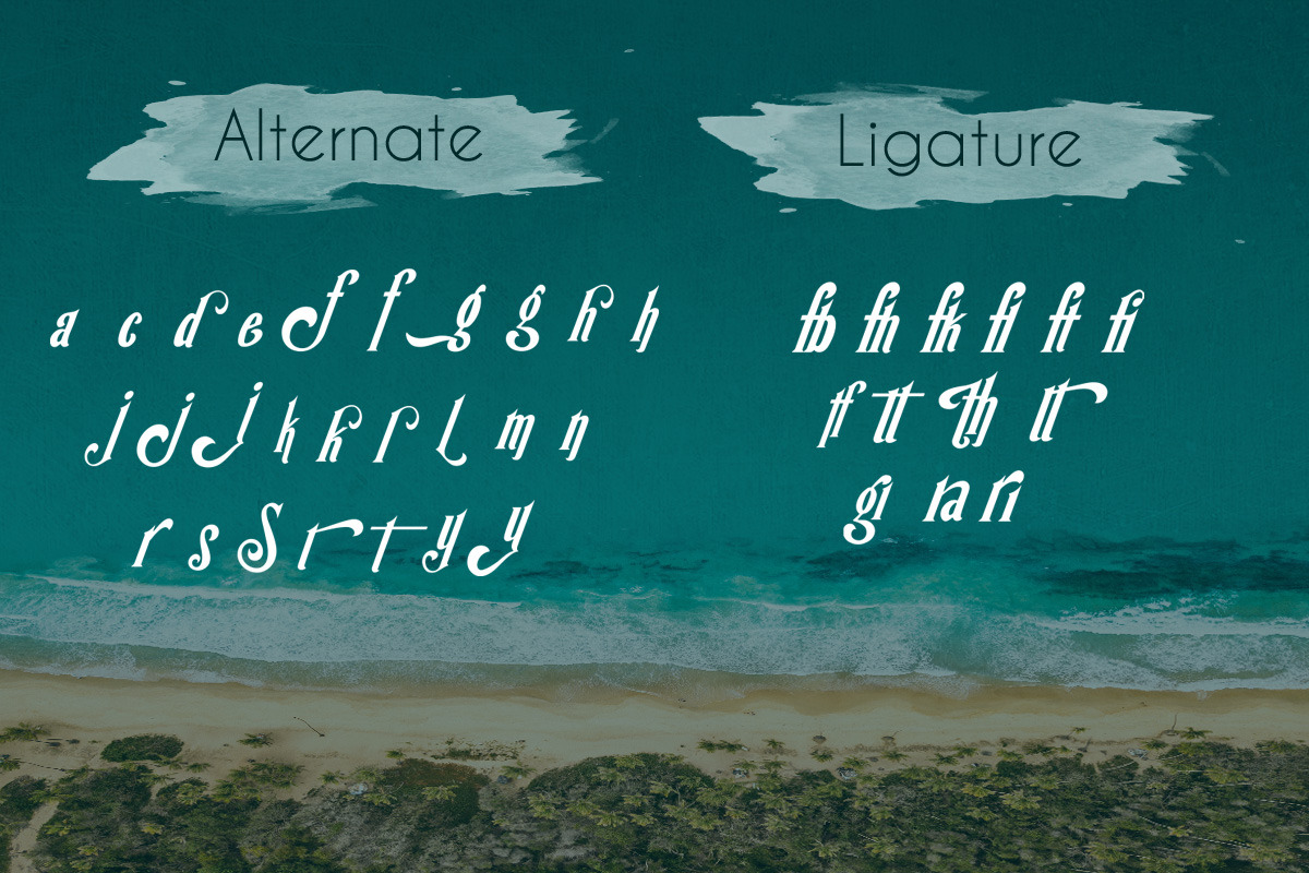 Kekfish - Modern Handdrawn Display, a Symbol Font by Saxofont (Photo 9 of 9)