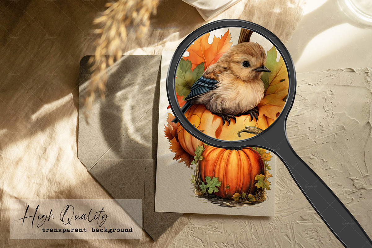 Watercolor Autumn | Fall Animals, a Seasonal Illustration by Dazzling Art Boutique (Photo 6 of 11)