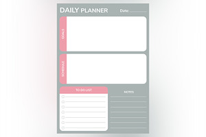 Daily Planner Sheet Design -25