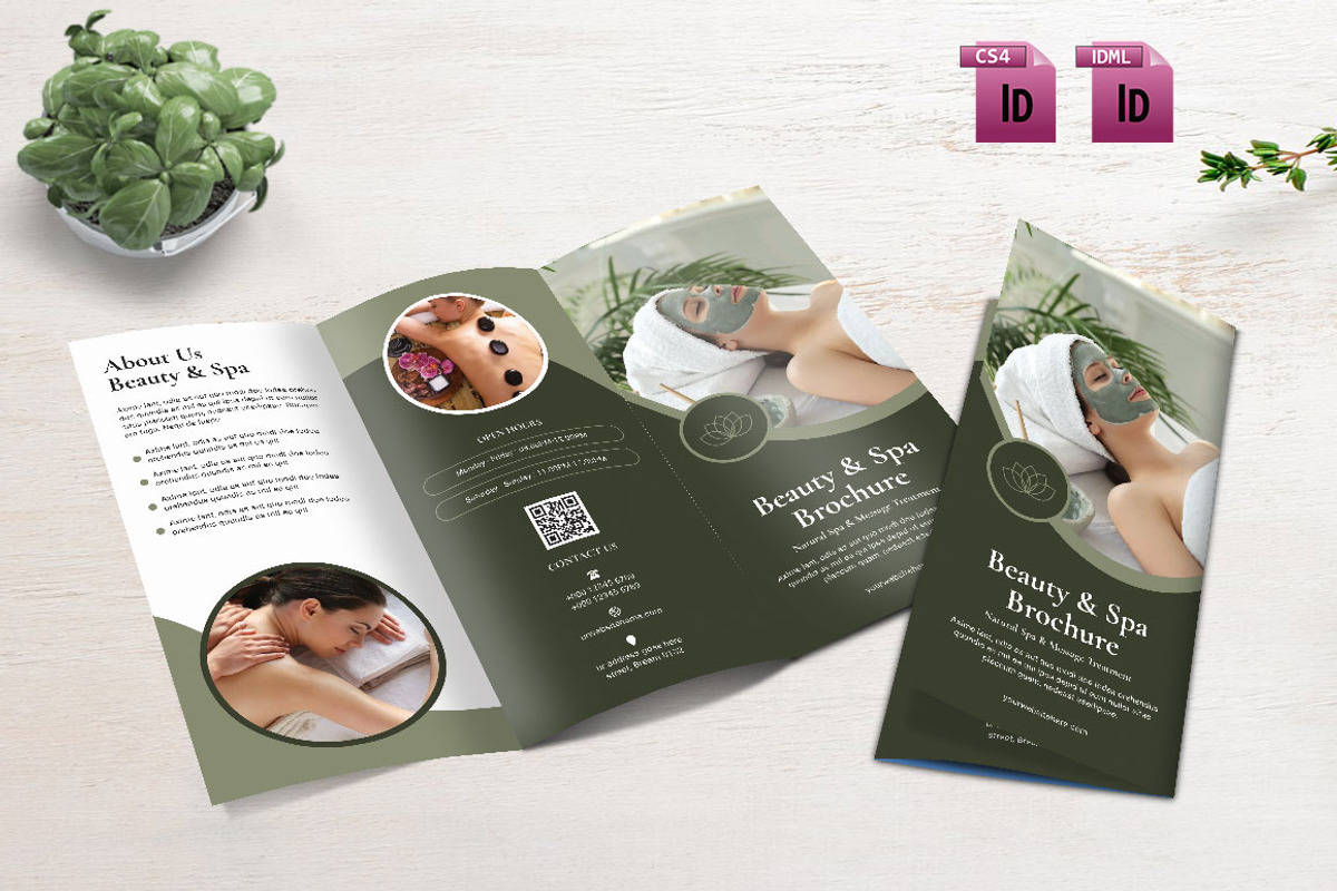 Beauty & Spa Brochure, a Brochure Template by yanindesign (Photo 1 of 3)