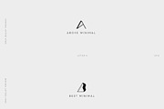 ALPHABET Minimalist logo bundle, a Branding & Logo Template by designbydi (Thumbnail 3 of 6)