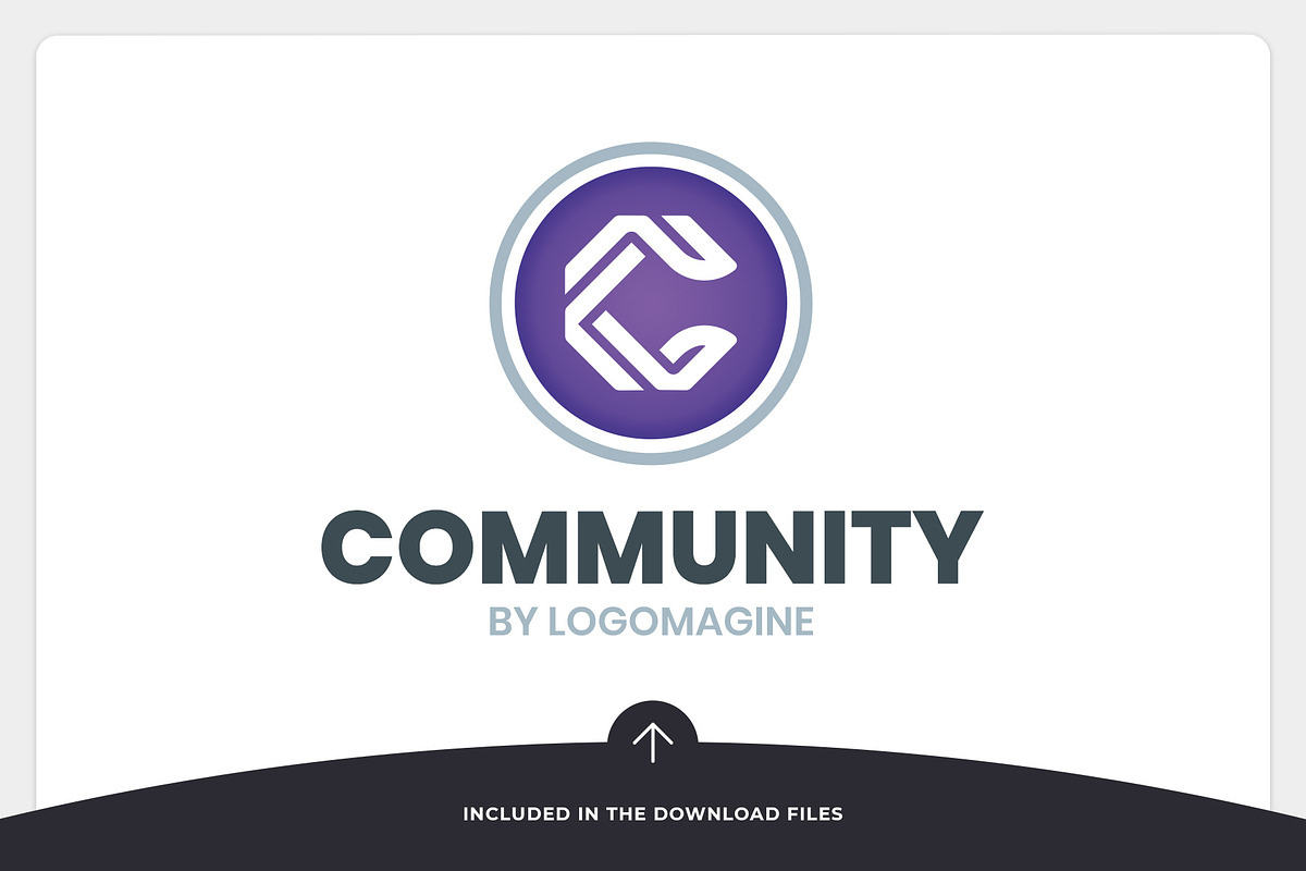 Community - Letter C Logo Template, a Branding & Logo Template by LOGOMAGINE (Photo 9 of 16)