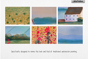 AquaDreams Procreate Brushes, a Brush Add-On by MixPixBox (Thumbnail 8 of 9)