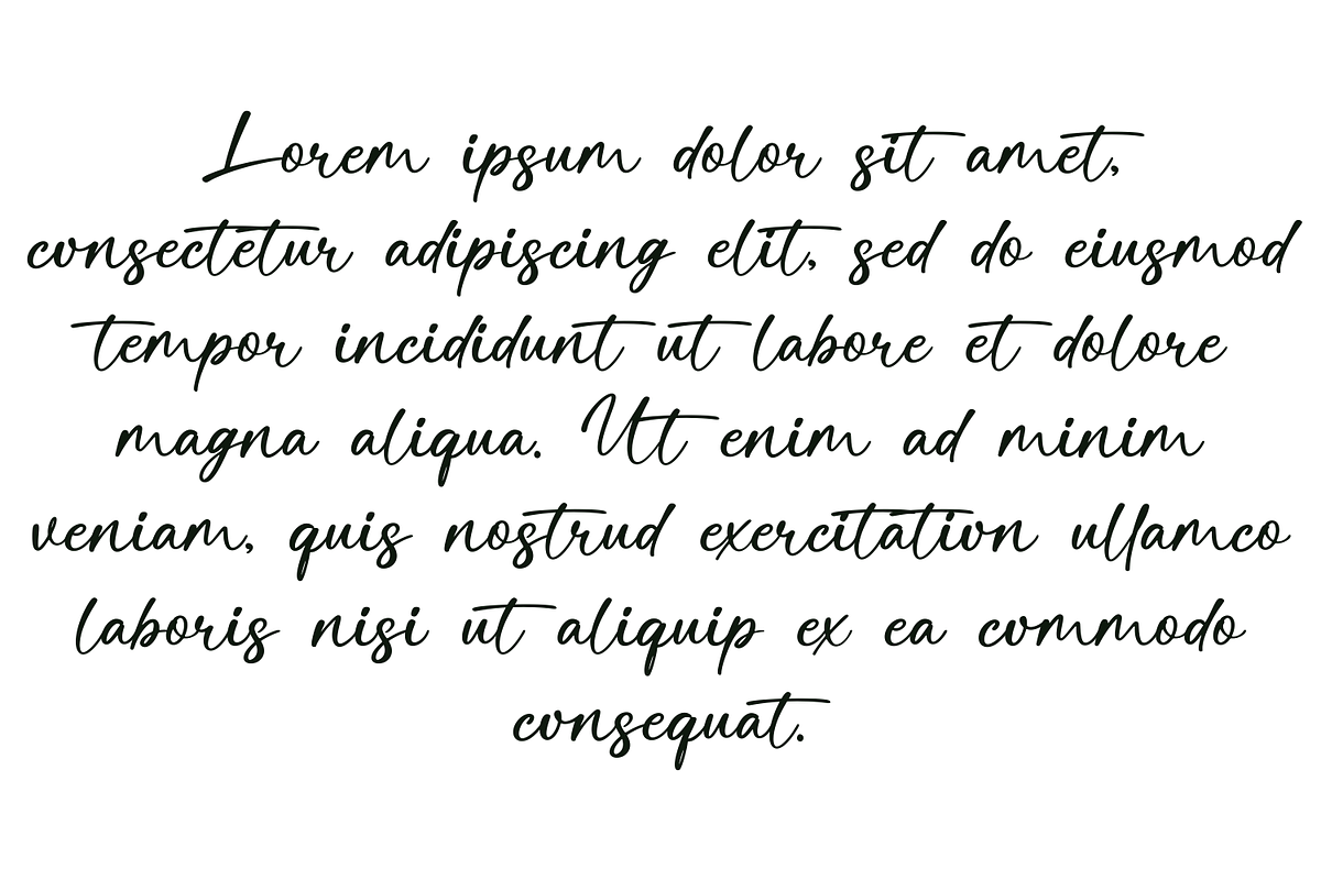 Sallamah Handwritten Font, a Handwritten Font by Basnistudio (Photo 8 of 13)