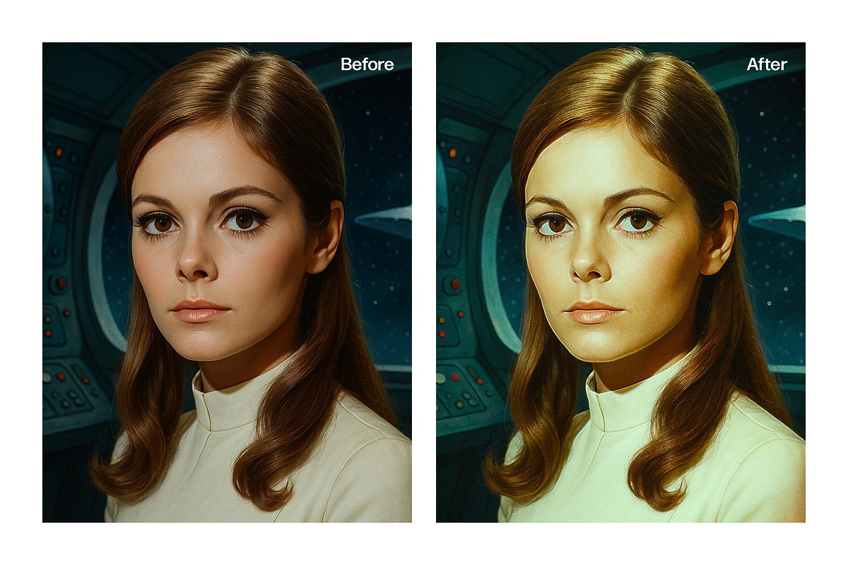 Vintage Film Glow Photo Effect, a Brushes & More by DesignerCandies (Photo 2 of 7)