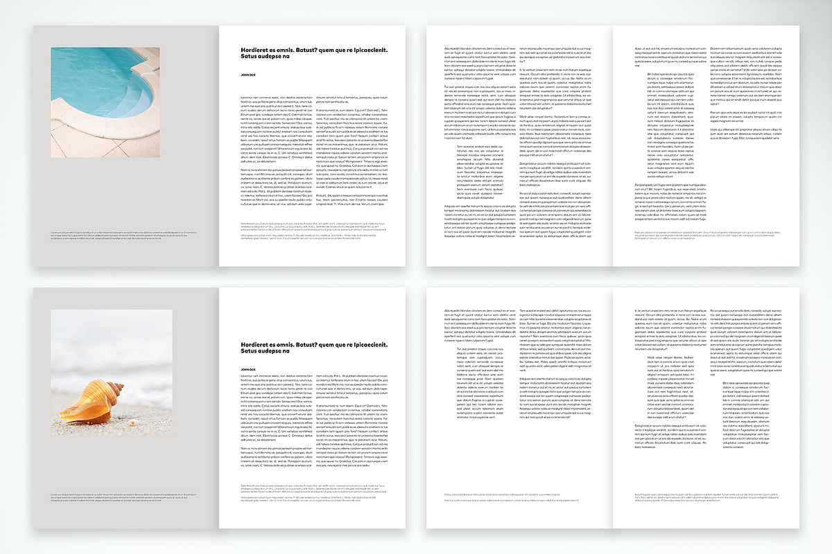 Clean Editorial Brochure Template, a Brochure Template by McLittle Stock (Photo 3 of 4)