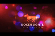 Bokeh Lights Title AEP, a Templates & Theme by Josep Motion (Thumbnail 1 of 2)
