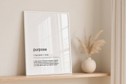 Purpose - Home Decor Poster, a Texture Graphic by YG STUDIO (Thumbnail 4 of 6)