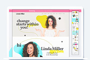 Linda Miller - WordPress Elementor, a WordPress Template by Cubex Design (Thumbnail 2 of 8)