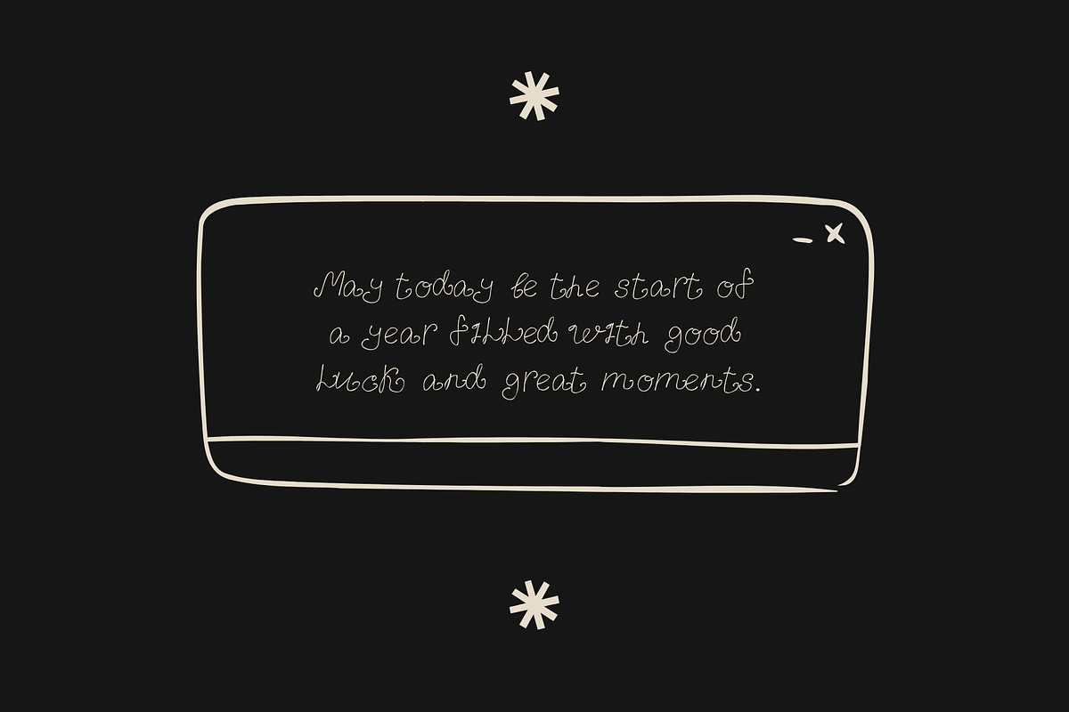 script handwritten whimsical font, a Script Font by Ashiya Pixel (Photo 18 of 20)
