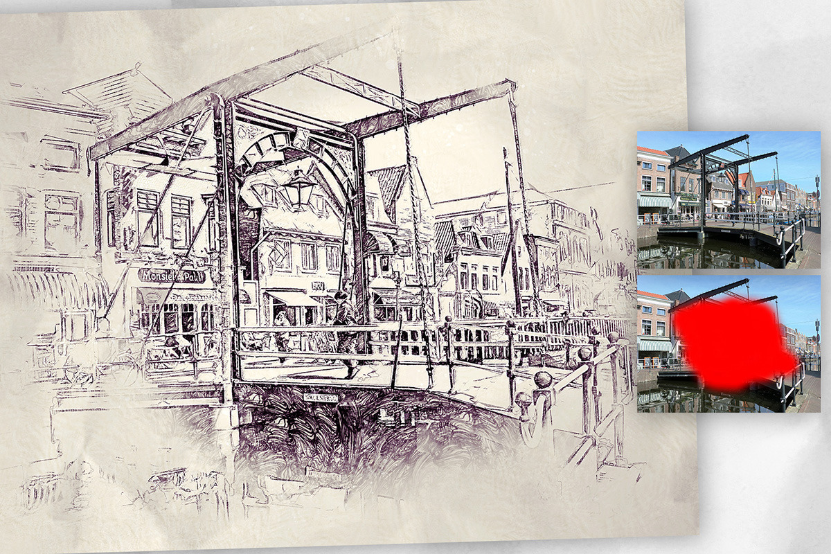 Graphic Arts Photoshop Action, an Action Add-On by GorynArt (Photo 13 of 22)