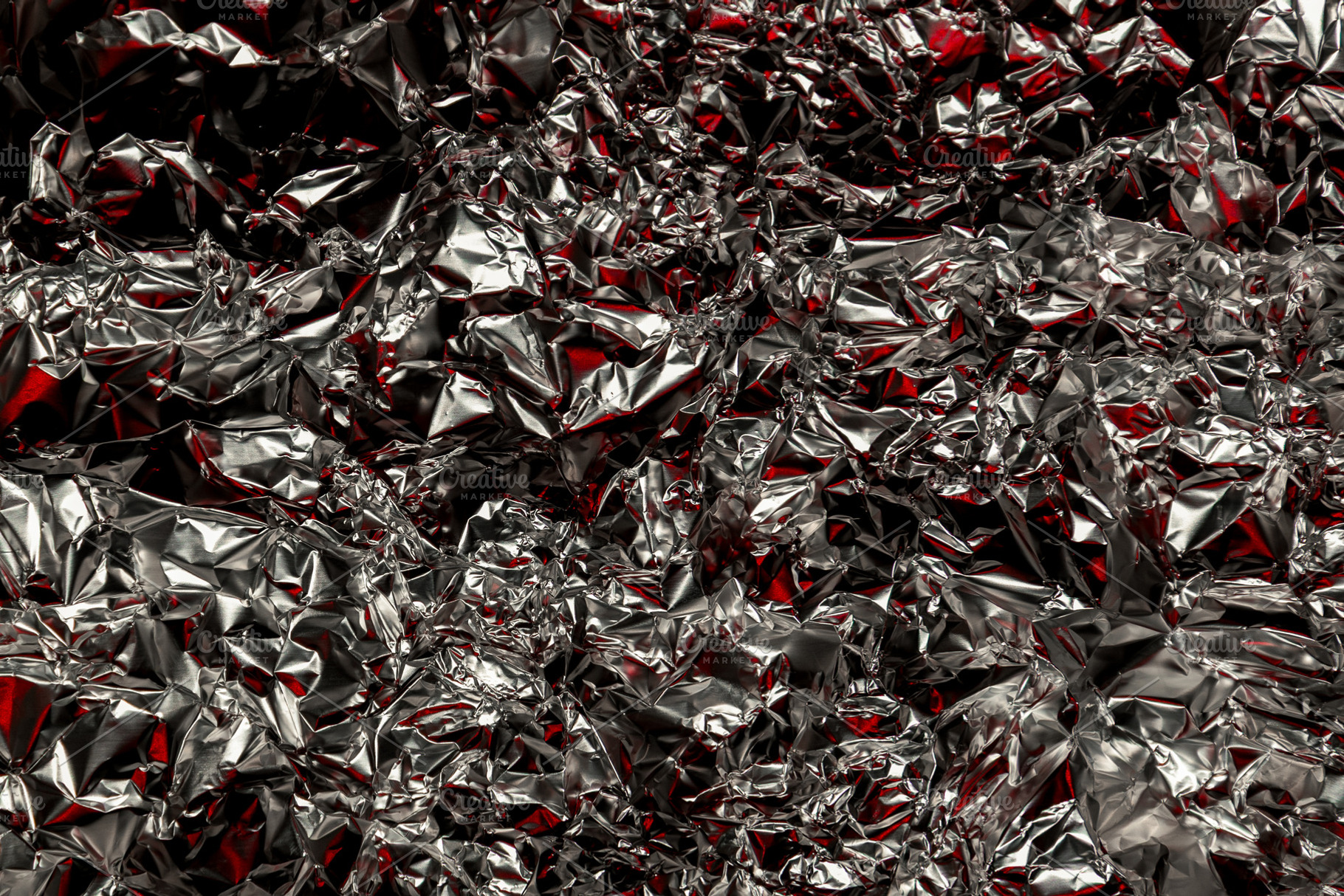 Shiny crumpled foil with silver and, a Background Photo by Edalin's Store