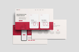 Website Mockup, an Advertising Mockup by baim_std
