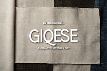 Giqese: Luxury Modern Serif Font