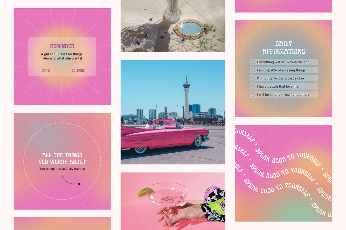 Canva Retro Dreams Instagram Bundle, a Social Media Template by Alice Store (Photo 2 of 8)