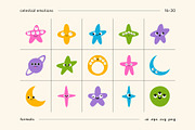 Celestial Emotions | Vector Shapes, an Object Graphic by stasylionet (Thumbnail 4 of 8)
