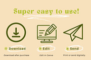 Funky Invoice Template Canva, a Stationery Template by Hell Yeah Designs (Thumbnail 2 of 3)