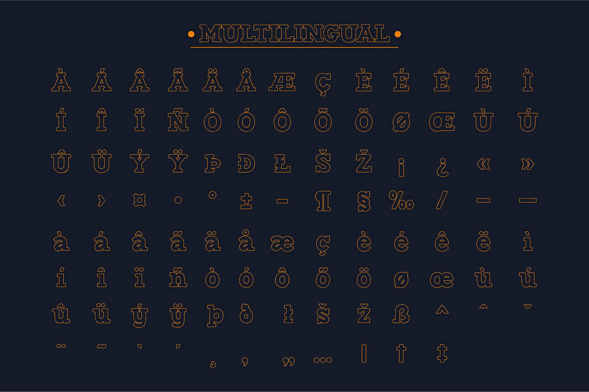 Fox Pizza Font, a Slab Serif Font by Fox7 By Rattana (Photo 9 of 11)