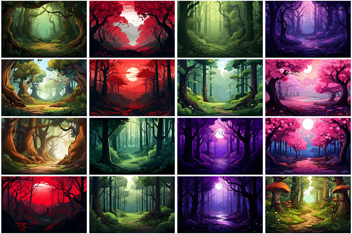 Forest Wallpaper, a Wallpaper Graphic by Forhadx5 (Photo 5 of 12)